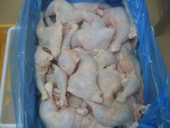 What countries export frozen chicken feet and paws